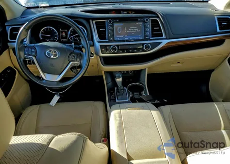 2018 Toyota Highlander Limited from USA, damaged, VIN 5TDDZRFH3JS488786
